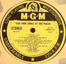 Load image into Gallery viewer, Lisa Kirk : Lisa Kirk Sings At The Plaza (LP, Album)