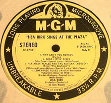Load image into Gallery viewer, Lisa Kirk : Lisa Kirk Sings At The Plaza (LP, Album)