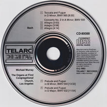 Load image into Gallery viewer, Michael Murray (4) • Johann Sebastian Bach : The Organs At First Congregational Church, Los Angeles (CD, Album)