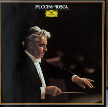 Load image into Gallery viewer, Giacomo Puccini, Herbert Von Karajan, Berliner Philharmoniker, Chor der Deutschen Oper Berlin, Katia Ricciarelli, José Carreras, Fernando Corena, Victor von Halem, Wolfgang Bünten : Tosca (2xLP + Box)