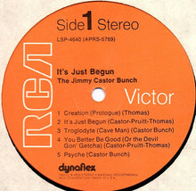 Charger l'image dans la galerie, The Jimmy Castor Bunch : It's Just Begun (LP, Album, Ind)