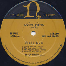 Load image into Gallery viewer, Scott Joplin, Joshua Rifkin : Piano Rags (LP, Album, RE)