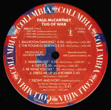 Load image into Gallery viewer, Paul McCartney : Tug Of War (LP, Album, Car)