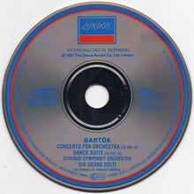 Load image into Gallery viewer, Béla Bartók / Chicago Symphony Orchestra / Sir Georg Solti* : Concerto For Orchestra / Dance Suite (CD, Album)