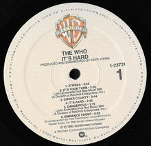 Load image into Gallery viewer, The Who : It's Hard (LP, Album, Spe)