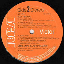 Laden Sie das Bild in den Galerie-Viewer, Cleo Laine & John Williams (7) : Best Friends (LP, Album, M/Print, RE)