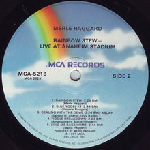 Load image into Gallery viewer, Merle Haggard : Rainbow Stew - Live At Anaheim Stadium (LP, Album, Glo)