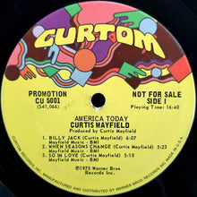 Load image into Gallery viewer, Curtis Mayfield : (There's No Place Like) America Today (LP, Album, Promo)