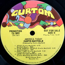Load image into Gallery viewer, Curtis Mayfield : (There's No Place Like) America Today (LP, Album, Promo)
