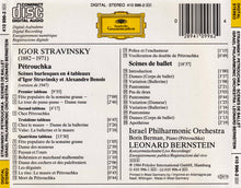 Load image into Gallery viewer, Igor Stravinsky, Leonard Bernstein, Israel Philharmonic Orchestra : Petrouchka/Scenes de Ballet (CD, Album)