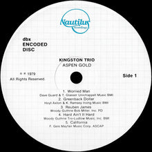 Load image into Gallery viewer, Kingston Trio : Aspen Gold (LP, DBX)