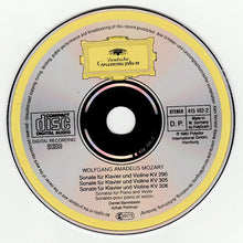 Load image into Gallery viewer, Wolfgang Amadeus Mozart : Itzhak Perlman, Daniel Barenboim : Sonaten Für Klavier Und Violine K.296 • 305 • 306 = Sonatas For Piano And Violin = Sonates Pour Piano Et Violon (CD, Album, RE, PDO)