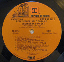Charger l'image dans la galerie, Pete Seeger & Arlo Guthrie : Pete Seeger & Arlo Guthrie Together In Concert (2xLP, Album, Promo)