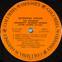 Charger l'image dans la galerie, The Brandeis University Chamber Chorus, Alvin Lucier : Extended Voices (LP, Album, RP)