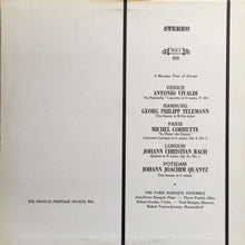 Load image into Gallery viewer, The Paris Baroque Ensemble* : A Baroque Tour of Europe (LP)