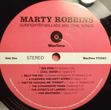Laden Sie das Bild in den Galerie-Viewer, Marty Robbins : Gunfighter Ballads And Trail Songs (LP, Album, RE, 180)