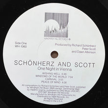 Laden Sie das Bild in den Galerie-Viewer, Schönherz And Scott* : One Night In Vienna (LP, Album)