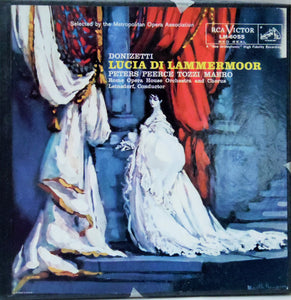 Donizetti*, Peters*, Peerce*, Tozzi*, Maero*, Rome Opera House Orchestra* And Chorus*, Leinsdorf* : Lucia Di Lammermoor (2xLP, Album, Mono + Box)