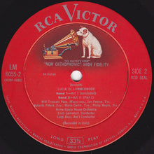 Load image into Gallery viewer, Donizetti*, Peters*, Peerce*, Tozzi*, Maero*, Rome Opera House Orchestra* And Chorus*, Leinsdorf* : Lucia Di Lammermoor (2xLP, Album, Mono + Box)