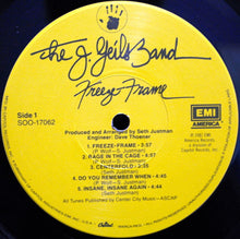 Laden Sie das Bild in den Galerie-Viewer, The J. Geils Band : Freeze-Frame (LP, Album, Los)