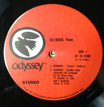 Load image into Gallery viewer, Lili Kraus : Schubert "Grazer"; Landler Suite/Mozart: Fantasies In C Minor And D Minor (LP, Album)