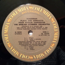 Charger l'image dans la galerie, Zukerman* - Vivaldi* - English Chamber Orchestra : Zukerman Plays And Conducts Four Vivaldi Concertos (LP, Album)