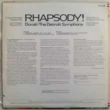 Load image into Gallery viewer, The Detroit Symphony Orchestra*, Antal Dorati : Rhapsody! (LP, Comp)