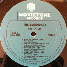 Load image into Gallery viewer, Art Tatum : The Legendary (LP, Mono)