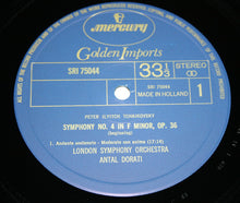 Charger l'image dans la galerie, Tchaikovsky*, Antal Dorati Conducting London Symphony Orchestra : Symphony No. 4 In F Minor, Opus 36 (LP, Album, RE)