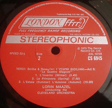Load image into Gallery viewer, Verdi* / Lorin Maazel Conducting The Cleveland Orchestra : The Great Verdi Ballets (LP)