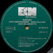 Load image into Gallery viewer, John Abercrombie, Dave Holland, Jack DeJohnette : Gateway (LP, Album)
