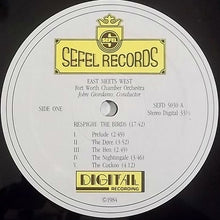 Load image into Gallery viewer, Fort Worth Chamber Orchestra, John Giordano (4), Respighi*, Tieshan* / Yuan*, Huang* : East Meets West (LP, Album)