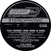 Load image into Gallery viewer, Pilar Lorengar : Prima Donna In Vienna (LP)