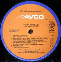 Load image into Gallery viewer, The Stylistics : Thank You Baby (LP, Album)