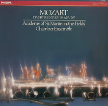 Load image into Gallery viewer, Mozart* - Academy Of St. Martin-in-the-Fields' Chamber Ensemble* : Divertimenti KV 138 & KV 287 (LP, Album)