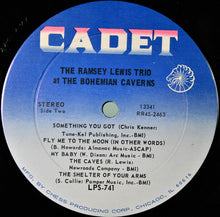 Laden Sie das Bild in den Galerie-Viewer, The Ramsey Lewis Trio : At The Bohemian Caverns (LP, Album, RE, Ind)
