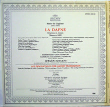 Load image into Gallery viewer, Marco Da Gagliano, Jürgen Jürgens : La Dafne (LP)