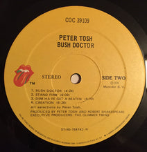Load image into Gallery viewer, Peter Tosh : Bush Doctor (LP, Album, RI )