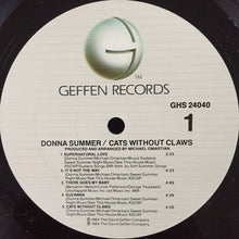 Laden Sie das Bild in den Galerie-Viewer, Donna Summer : Cats Without Claws (LP, Album, All)