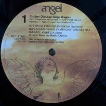 Load image into Gallery viewer, Fischer-Dieskau* / Rafael Kubelik / Bavarian Radio Symphony Orchestra* / Bavarian Radio Chorus* : Fischer-Dieskau Sings Wagner (LP, Quad)