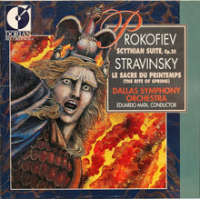 Load image into Gallery viewer, Prokofiev* / Stravinsky* – Eduardo Mata, Dallas Symphony Orchestra : Scythian Suite Op. 20 / Le Sacre Du Printemps (CD)