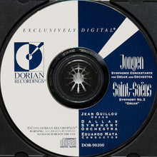 Load image into Gallery viewer, Jongen*, Saint-Saëns*, Jean Guillou, Eduardo Mata, Dallas Symphony Orchestra : Symphonie Concertante For Organ And Orchestra, Symphony No. 3 "Organ" (CD)