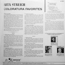 Load image into Gallery viewer, Rita Streich : Coloratura Favorites (LP, Album, Mono)