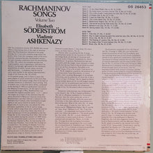 Load image into Gallery viewer, Rachmaninov*, Elisabeth Söderström ∙ Vladimir Ashkenazy : Rachmaninov Songs Volume 2 (LP)