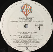 Load image into Gallery viewer, Black Sabbath : Mob Rules (LP, Album, Spe)