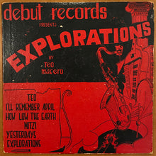 Laden Sie das Bild in den Galerie-Viewer, Teo Macero : Explorations (10", Album)