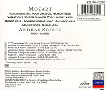 Load image into Gallery viewer, András Schiff, Mozart* : Variations "Ah, Vous Dirai-je, Maman" K265, Variations "Unser Dummer Pöbel Meint" K455, Rondo K511, Adagios K356 & K540, Andante K616 (CD, Album)