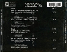 Load image into Gallery viewer, Glenn Gould, Sveriges Radios Symfoniorkester, Georg Ludwig Jochum : Glenn Gould In Stockholm, 1958. Mozart-Beethoven-Haydn-Berg (2xCD, RE)