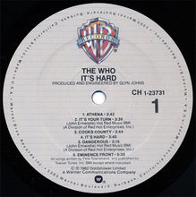 Laden Sie das Bild in den Galerie-Viewer, The Who : It's Hard (LP, Album, Club, Col)