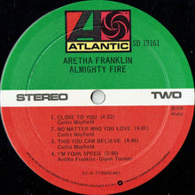 Load image into Gallery viewer, Aretha Franklin : Almighty Fire (LP, Album, MO )